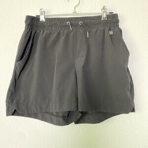 Helly Hansen Womens Silmond Shorts M Black Elastic Waist Pull On Running Active‎